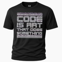 Code Is Art That Does Something  Performance Shirt