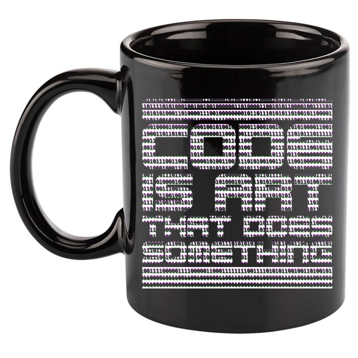 Code Is Art That Does Something  11oz C Handle Ceramic Mug