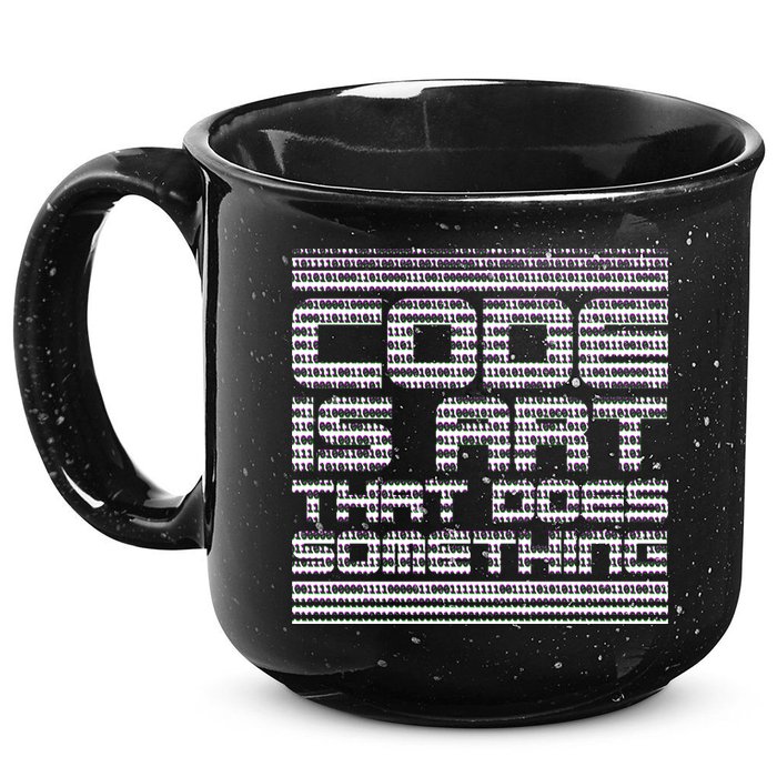 Code Is Art That Does Something  15oz Campfire Ceramic Mug