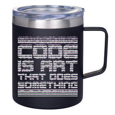 Code Is Art That Does Something  12oz Stainless Steel Coffee Mug