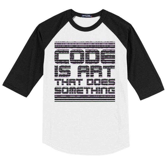 Code Is Art That Does Something  Baseball Sleeve Shirt