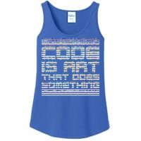 Code Is Art That Does Something  Ladies Essential Tank