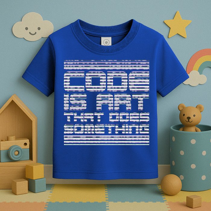 Code Is Art That Does Something  Toddler T-Shirt