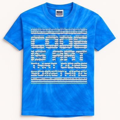 Code Is Art That Does Something  Kids Tie-Dye T-Shirt