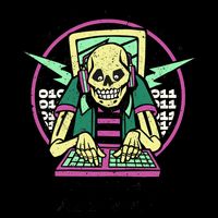 Coding All Night Testing All Day Skeleton Baseball Sleeve Shirt