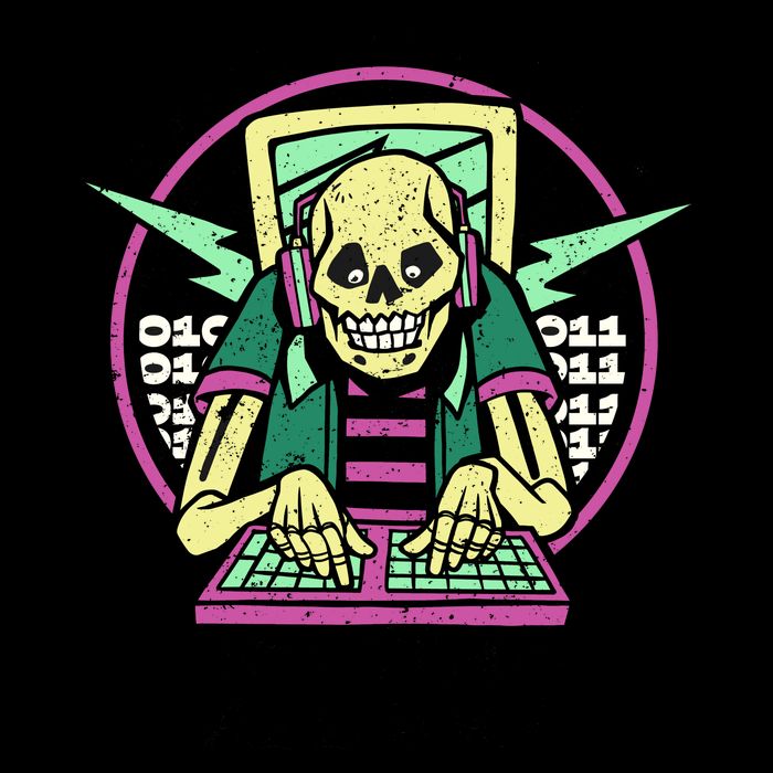 Coding All Night Testing All Day Skeleton Baseball Sleeve Shirt