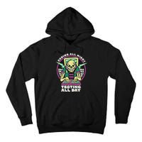 Coding All Night Testing All Day Skeleton Tall Hoodie