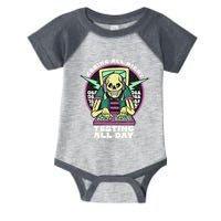 Coding All Night Testing All Day Skeleton Infant Baby Jersey Bodysuit