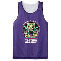 Coding All Night Testing All Day Skeleton Mesh Reversible Basketball Jersey Tank