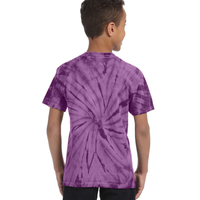 Coding All Night Testing All Day Skeleton Kids Tie-Dye T-Shirt