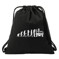 Cnc Operator Evolution Cnc Machinist Drawstring Bag