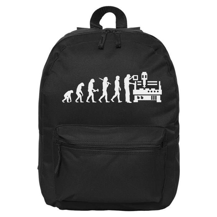 Cnc Operator Evolution Cnc Machinist 16 in Basic Backpack