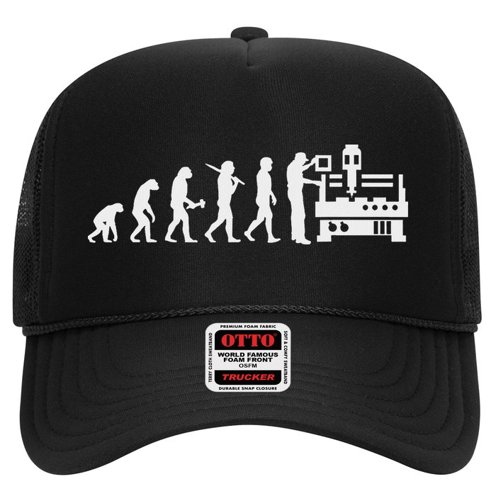 Cnc Operator Evolution Cnc Machinist Trucker Hat