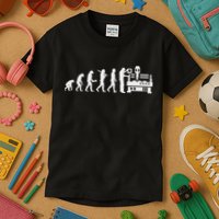 Cnc Operator Evolution Cnc Machinist Kids T-Shirt