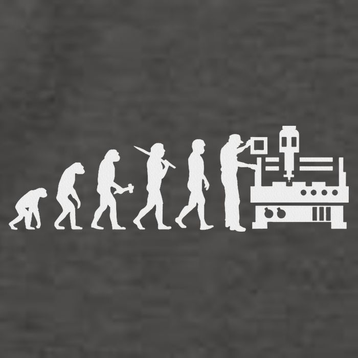 Cnc Operator Evolution Cnc Machinist Vector Backpack