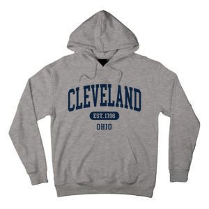 Cleveland Ohio Est 1796 Arched Varsity Text Tall Hoodie