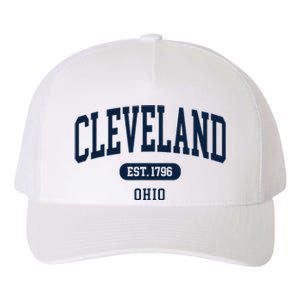 Cleveland Ohio Est 1796 Arched Varsity Text Yupoong Adult 5-Panel Trucker Hat