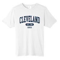 Cleveland Ohio Est 1796 Arched Varsity Text Tall Fusion ChromaSoft Performance T-Shirt