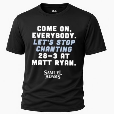 Come On Everybody Lets Stop Chanting 283 At Matt Ryan Samuel Adams Performance Shirt