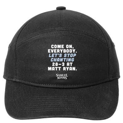 Come On Everybody Lets Stop Chanting 283 At Matt Ryan Samuel Adams 7-Panel Snapback Hat