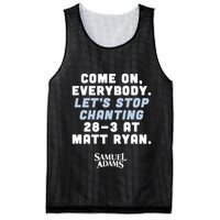 Come On Everybody Lets Stop Chanting 283 At Matt Ryan Samuel Adams Mesh Reversible Basketball Jersey Tank