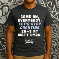 Come On Everybody Lets Stop Chanting 283 At Matt Ryan Samuel Adams T-Shirt