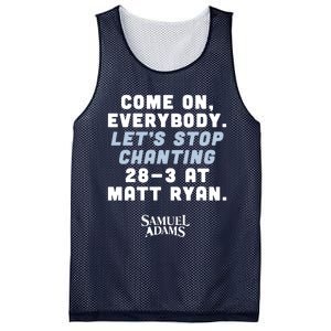 Come On Everybody Lets Stop Chanting 283 At Matt Ryan Samuel Adams Mesh Reversible Basketball Jersey Tank