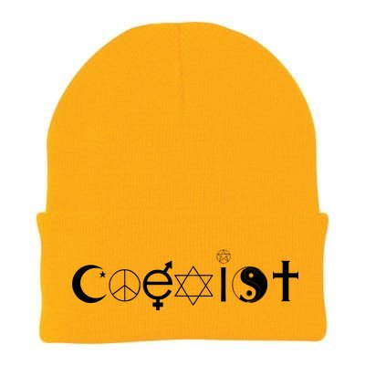 COEXIST Logo Love Peace Good Evil Cool Knit Cap Winter Beanie