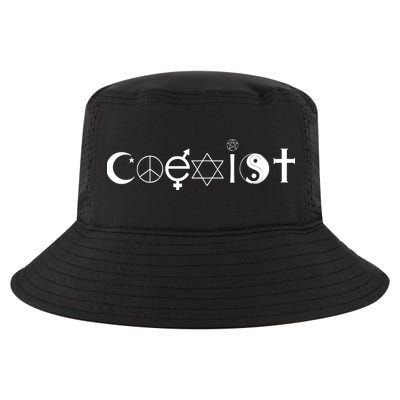 COEXIST Logo Love Peace Good Evil Cool Cool Comfort Performance Bucket Hat