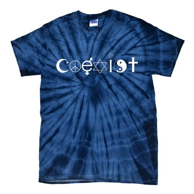 COEXIST Logo Love Peace Good Evil Cool Tie-Dye T-Shirt