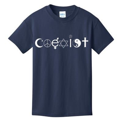 COEXIST Logo Love Peace Good Evil Cool Kids T-Shirt