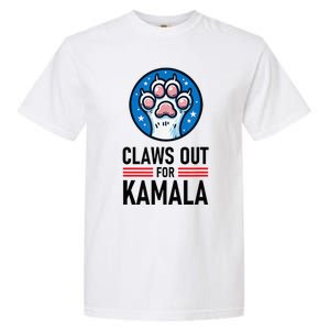 Claws Out For Kamala Garment-Dyed Heavyweight T-Shirt