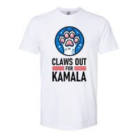 Claws Out For Kamala Softstyle CVC T-Shirt