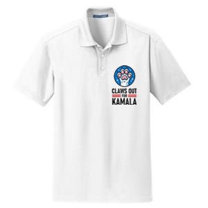 Claws Out For Kamala Dry Zone Grid Polo