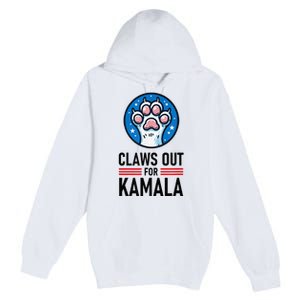 Claws Out For Kamala Premium Pullover Hoodie