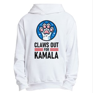 Claws Out For Kamala Urban Pullover Hoodie