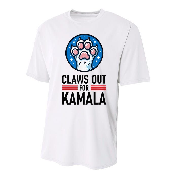 Claws Out For Kamala Performance Sprint T-Shirt