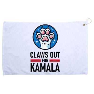 Claws Out For Kamala Grommeted Golf Towel