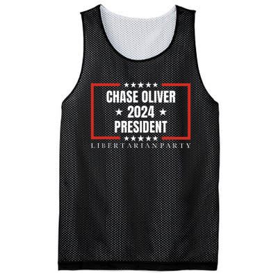 Chase Oliver For President Libertarian Party 2024 Mesh Reversible Basketball Jersey Tank