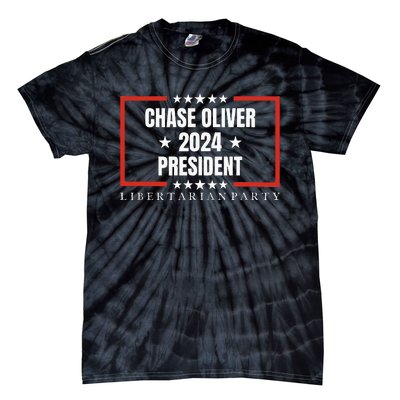 Chase Oliver For President Libertarian Party 2024 Tie-Dye T-Shirt