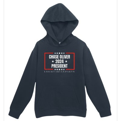 Chase Oliver For President Libertarian Party 2024 Urban Pullover Hoodie