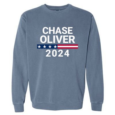 Chase Oliver For President Chase Oliver 2024 Garment-Dyed Sweatshirt