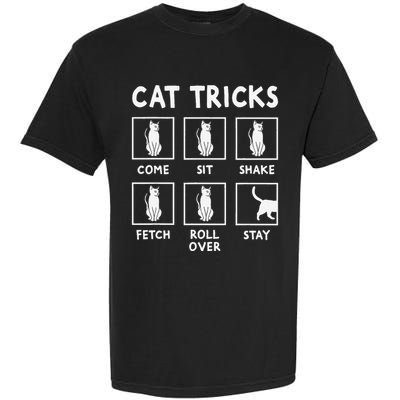 Cat Owner Funny Cat Tricks For Feline Kitten Lover Garment-Dyed Heavyweight T-Shirt