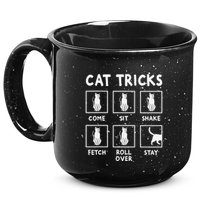Cat Owner Funny Cat Tricks For Feline Kitten Lover 15oz Campfire Ceramic Mug