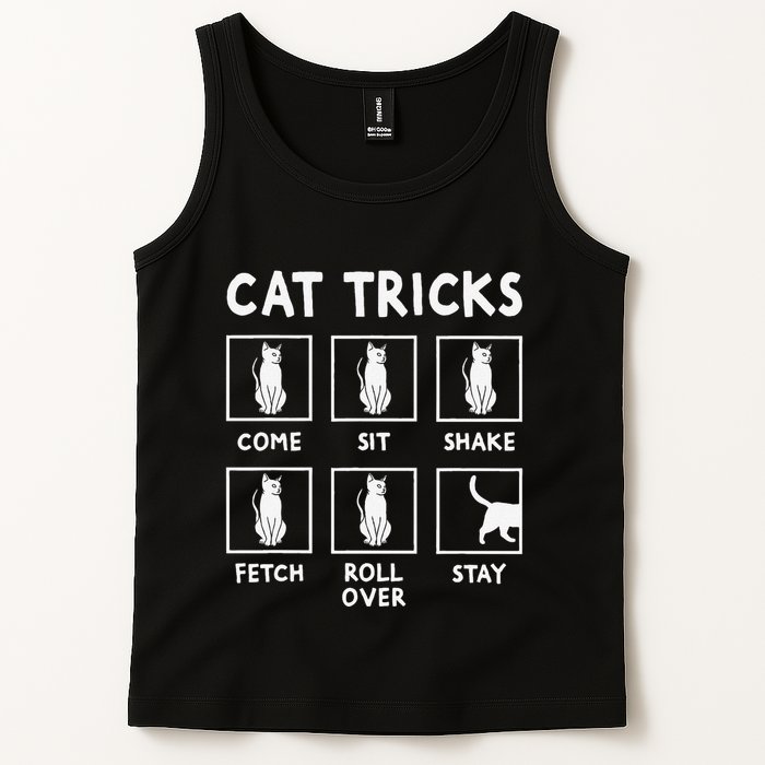Cat Owner Funny Cat Tricks For Feline Kitten Lover Tank Top