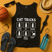 Cat Owner Funny Cat Tricks For Feline Kitten Lover Tank Top