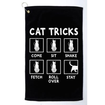 Cat Owner Funny Cat Tricks For Feline Kitten Lover Golf Towel