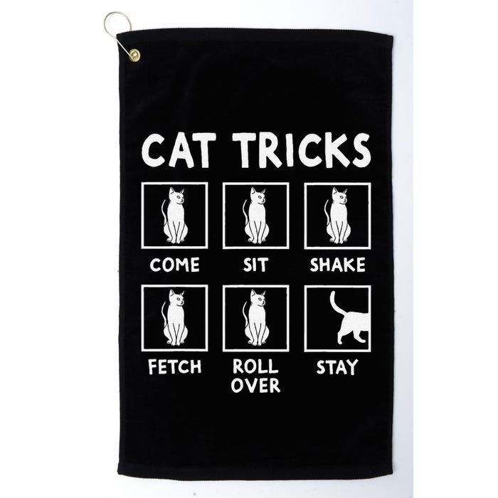 Cat Owner Funny Cat Tricks For Feline Kitten Lover Golf Towel
