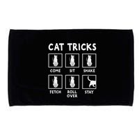 Cat Owner Funny Cat Tricks For Feline Kitten Lover Microfiber Hand Towel