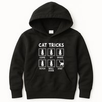 Cat Owner Funny Cat Tricks For Feline Kitten Lover Kids Hoodie